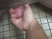 Under the Stall Handjob