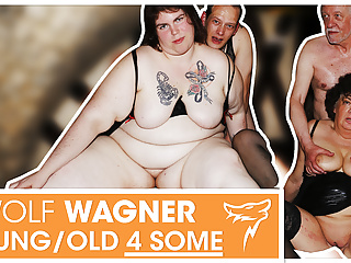 Swinger orgy! MILFs get boned &amp; swallow cum! WolfWagner.com