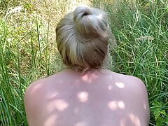 Real Outdoor Sex on the River Bank after Swimming (POV)