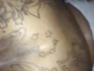 Fucking huge tattoo ass