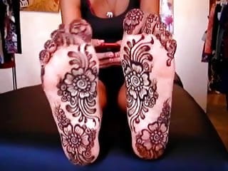 Jerk Off Encouragement Joe For Indian Henna Soles...