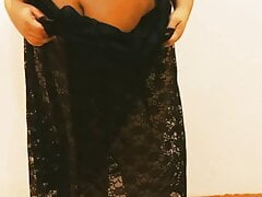 Indian Horny Girlfriend Striptease and Twerking For Her Boyfriend 