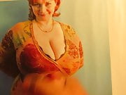 Big boobs cleavage cumtribute