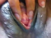 wet pussy hole fingering