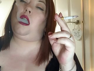 Mistress Tina Smokes A Cigarette With Snap Inhales - Fetish