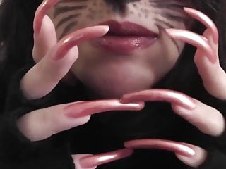 Cat porn long nails sexy...