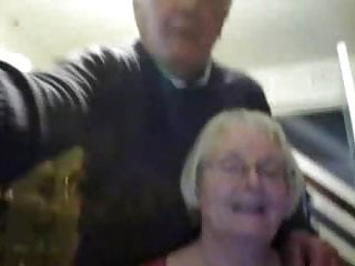 Older Couple On Webcam