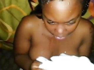 Cum Facial, Cum, Cumming, Ebony Shower