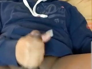 Bbw shemale cums all over hoodie...