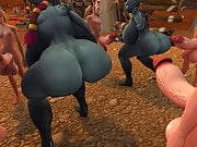 Thicc zandalari trolls shaking it