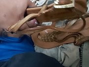 last cum in her sandals