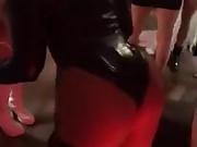 Demi Lovato shaking her big ass at Halloween party
