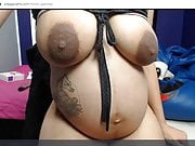 horny petite pregnant Latina with big tits