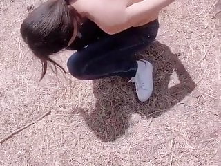 Amateur Outdoor Blowjob, BDSM Asian, Outdoor Slave, Whipping