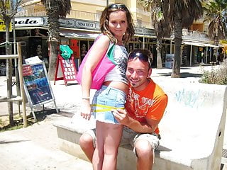 Interracial Teens, Mallorca, Beach, Amateur