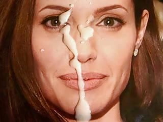 Angelina Jolie Cum Tribute