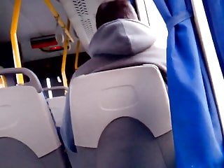 Public wanking on a bus