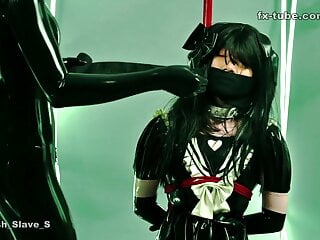 Fx Tube Com Latex Lesbian Double Hood Breathplay...