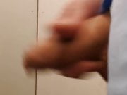 Jerk in a store changing room - no cum