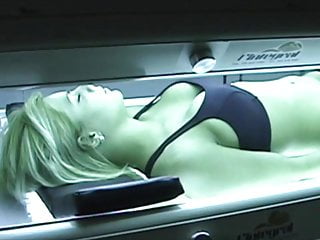 Farting on the tanning bed