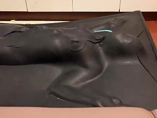 Vacbed play with vibrator...