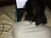 Fucking Her From Behind While At Laptop