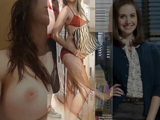 Natural Breasts, Full Frontal Nudity, Alison Brie, Natural Tits Compilation
