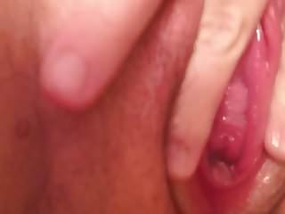 18 Years, Close up, Finger Squirt, Big Clit