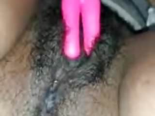 Ebony Hairy, Vibrator, Hairy, Love