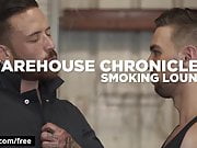 Jordan Levine with Lucky Daniels at Warehouse Chronicles Smo