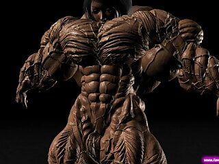 Superhuman muscle...