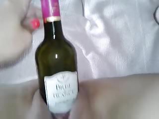 Wine, Clit, Bottle, Inserted