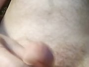 Hairy cock wanking and cumming