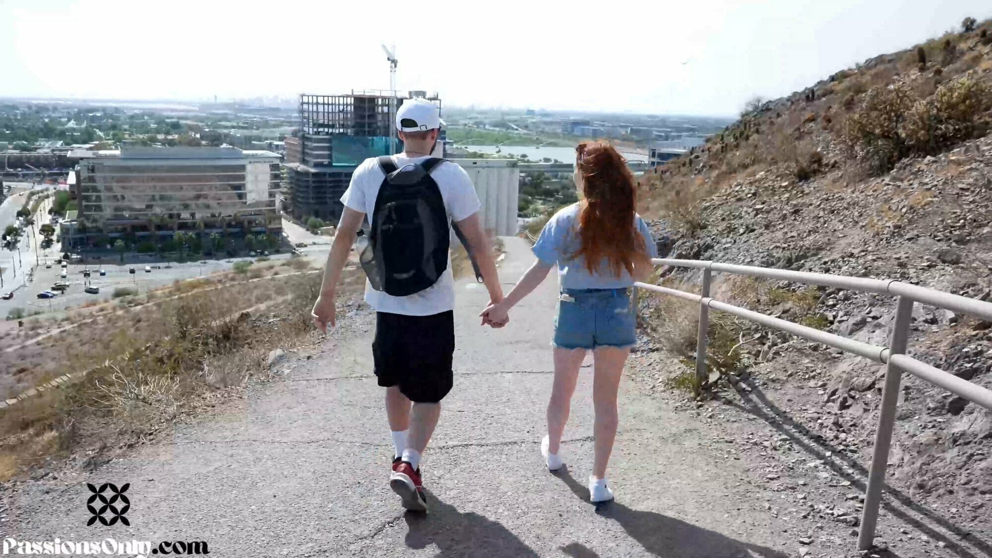 Adorable redhead teen railed hard