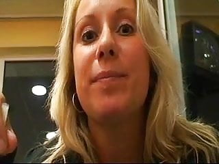 German milf masturbate at burgerking...