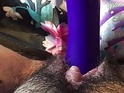 POV big purple dildo 
