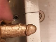 gold paint dick