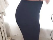 black legging ass