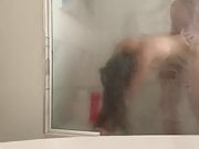 Shower with dirty wife 