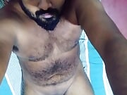 Very horny  hairy sexy shy indian boy doing dirty things during webcam