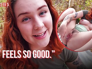 Ersties - Cute American Girl Autumn Finds A Quiet Place To Masturbate Outdoors