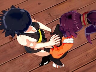 Shihouin Yoruichi x Soifon – 3D Lesbian Hentai