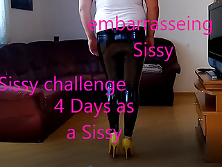 Sissy Challenge 4 Days Only In Sissy Clothes