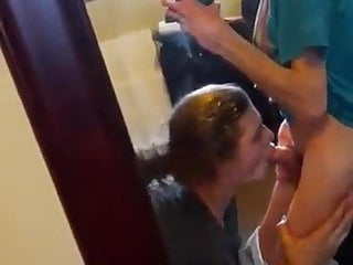 Cole sucking me off in front of mirror 