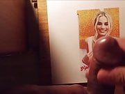 Tribute for Margot Robbie's printed photo