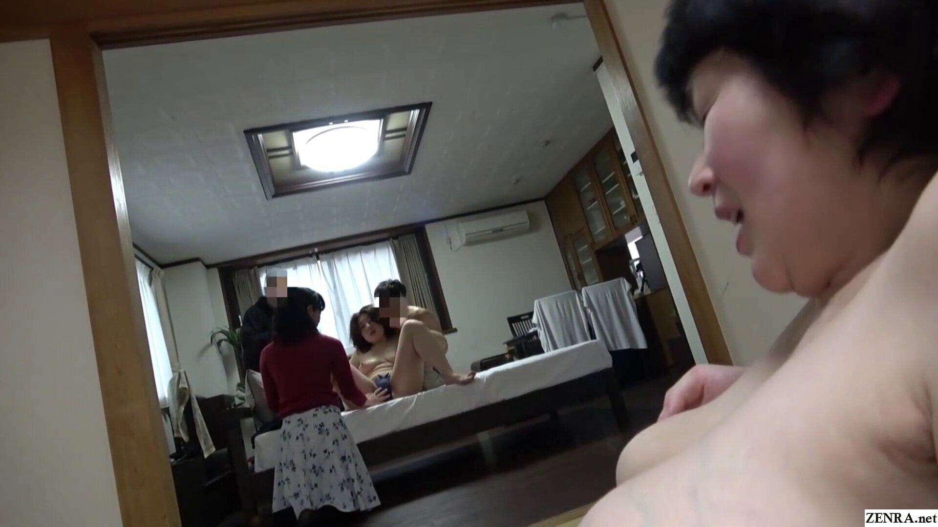 Real Japanese wife swapping with help from MILF JAV star