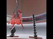 3D Anal bondage machine