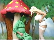 Sexy Alice with fat tits gets lost in wonderland and plays with a caterpiller