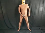 Masturbation in Embarrassing Scooby Spandex and Rubber Mask 