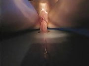 Woman bareback creampie at gloryhole